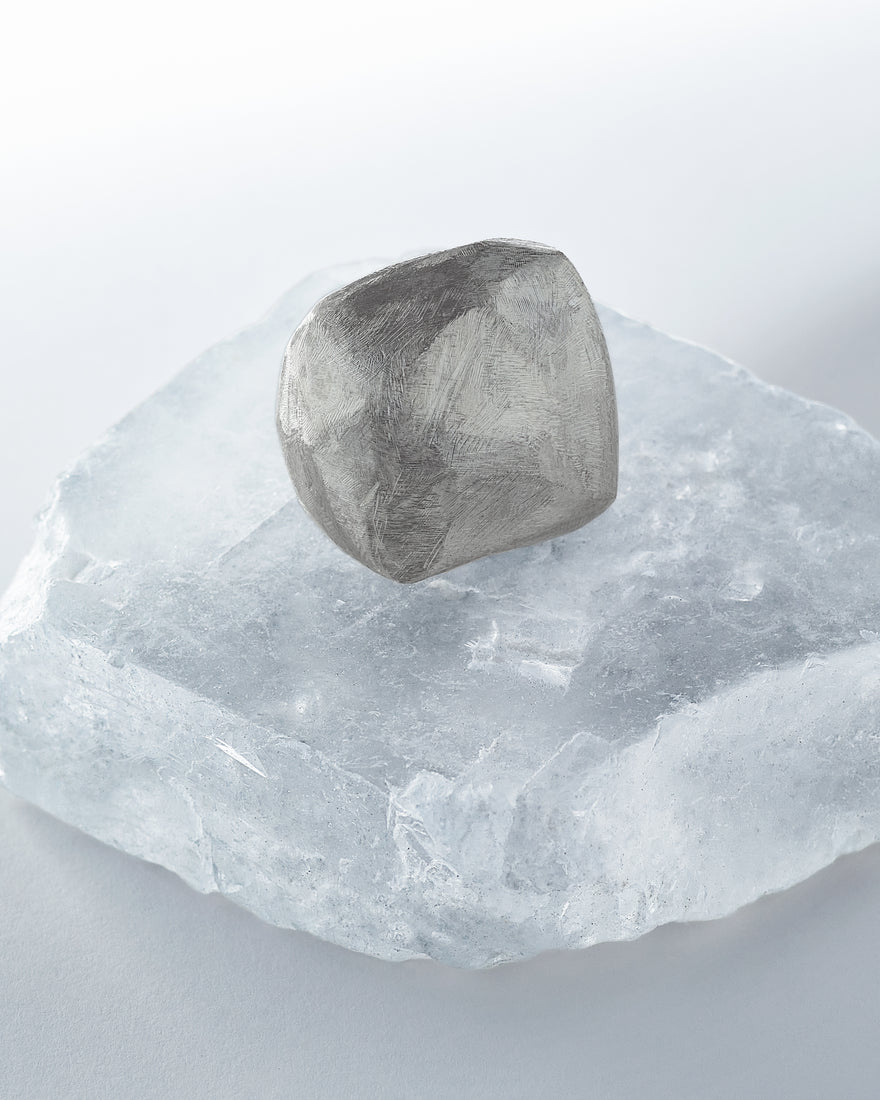 Silver artisan ring