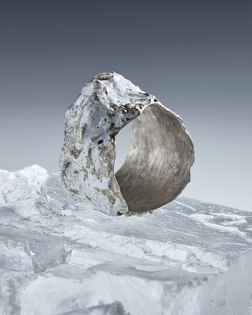 unique artisan silver statement ring