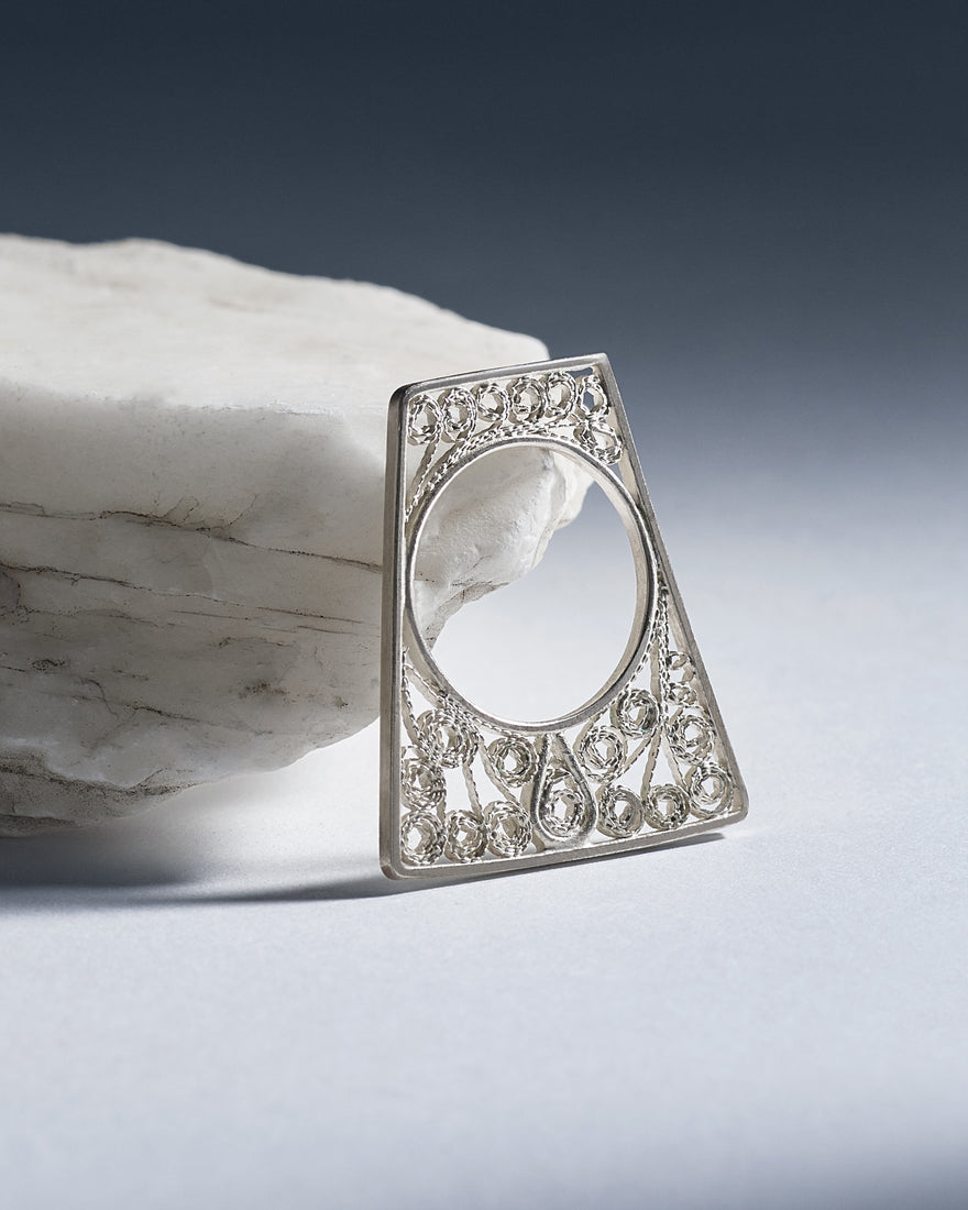 sterling silver filigree ring from shefteshy collection